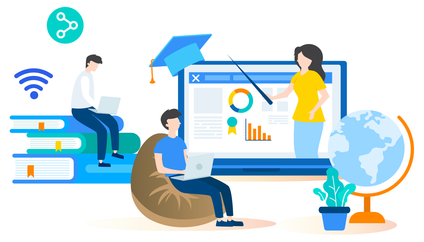 E learning uz uz. E-Learning. Дистанционное образование без фона.